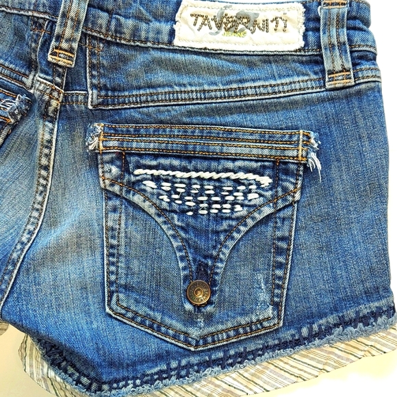 Taverniti So Kate Distressed Shorts - Picture 2 of 11